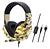 Fone De Ouvido Headset Gamer Led P/ Celular Pc Ps4 Camuflado，cinca